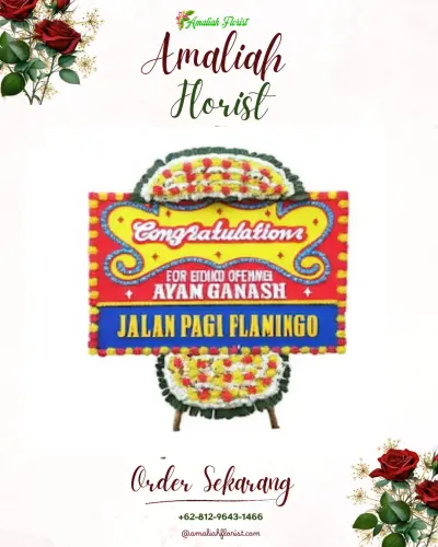 Bunga Papan Congratulation di Tanjunghurip